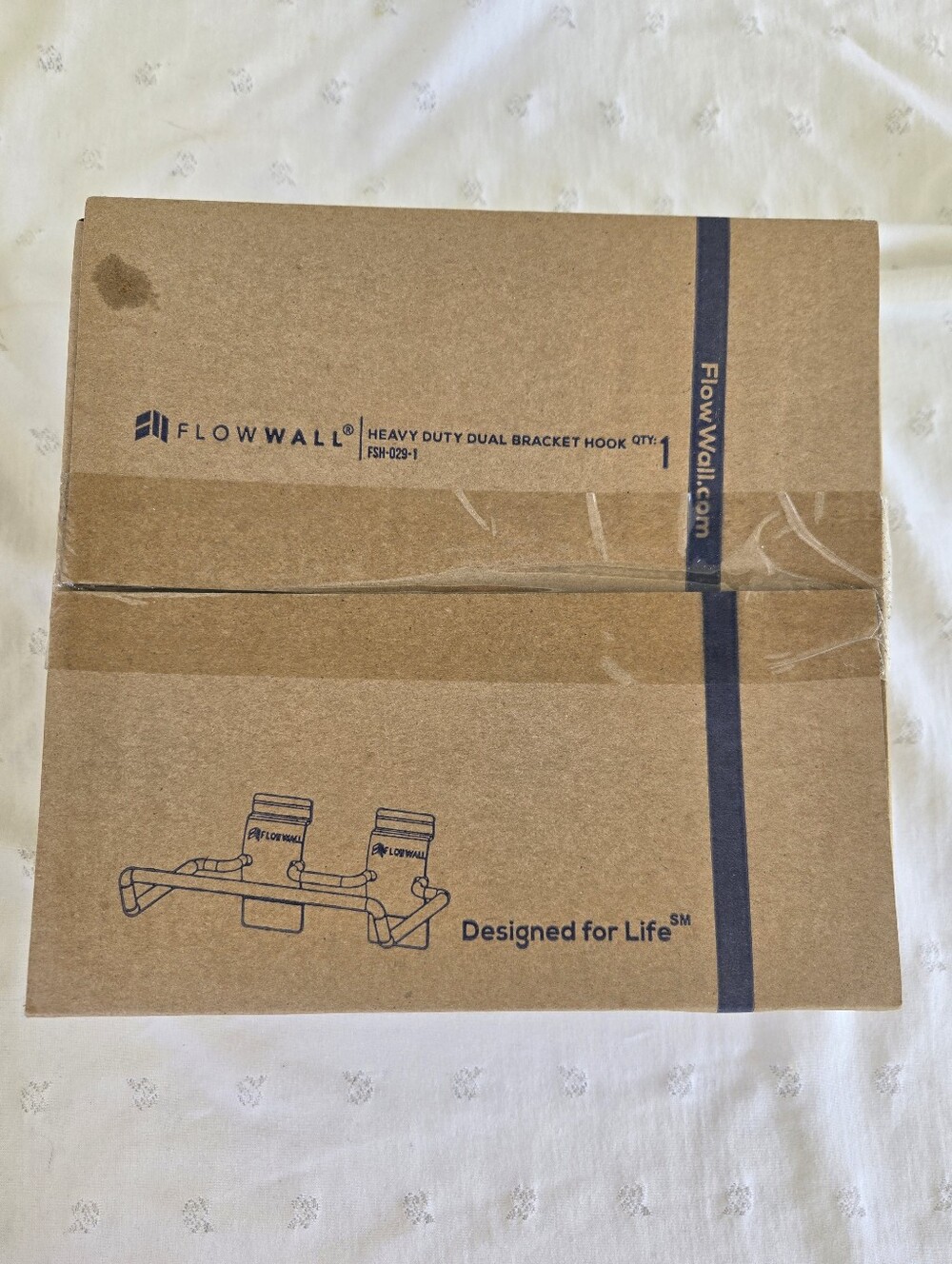 NIB Flow Wall Heavy Duty Dual Bracket Hook - FSH-029-1
